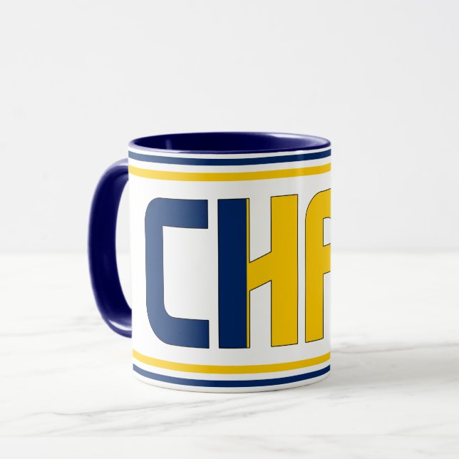 "Sippin' with Chad" Patriotic Coffee Mug (Front Left)