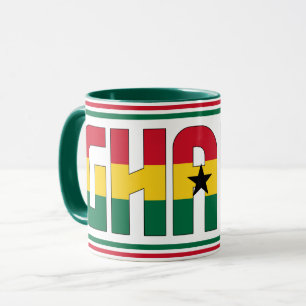 Sippin' with Ghana Patriotic Coffee Mug