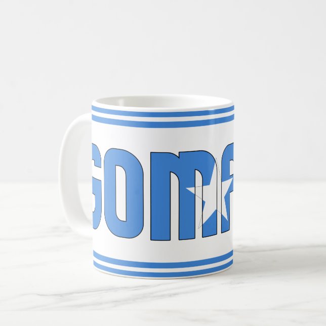 "Sippin' with Somalia" Patriotic Coffee Mug (Front Left)