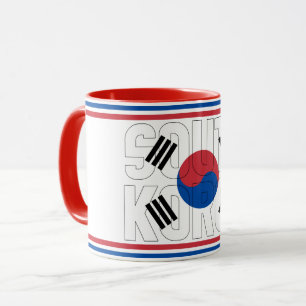 "Sippin' with South Korea" Patriotic Coffee Mug