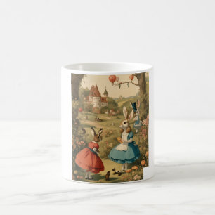 "Sips with a Side of Cuteness: Rabbit Mugs" Coffee Mug