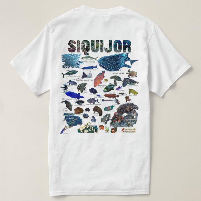 Siquijor Underwater World T-Shirt (Design Back)