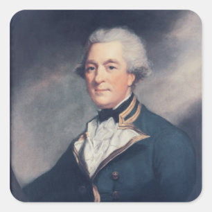 Sir Andrew Hamond, Bt. Square Sticker