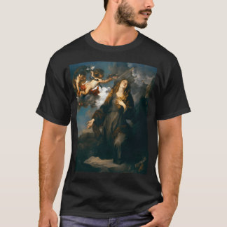 Sir Anthony Van Dyck  Saint Rosalie In T-Shirt
