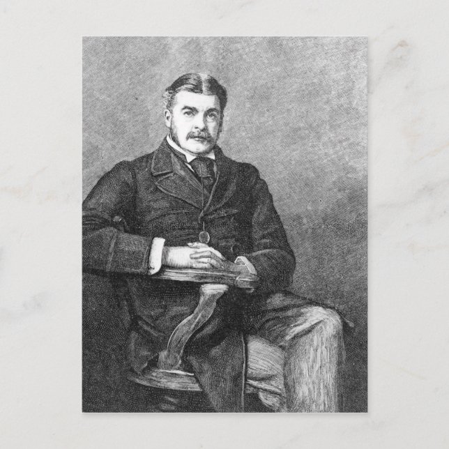 Sir Arthur Sullivan, engraved by C. Carter Postcard (Front)