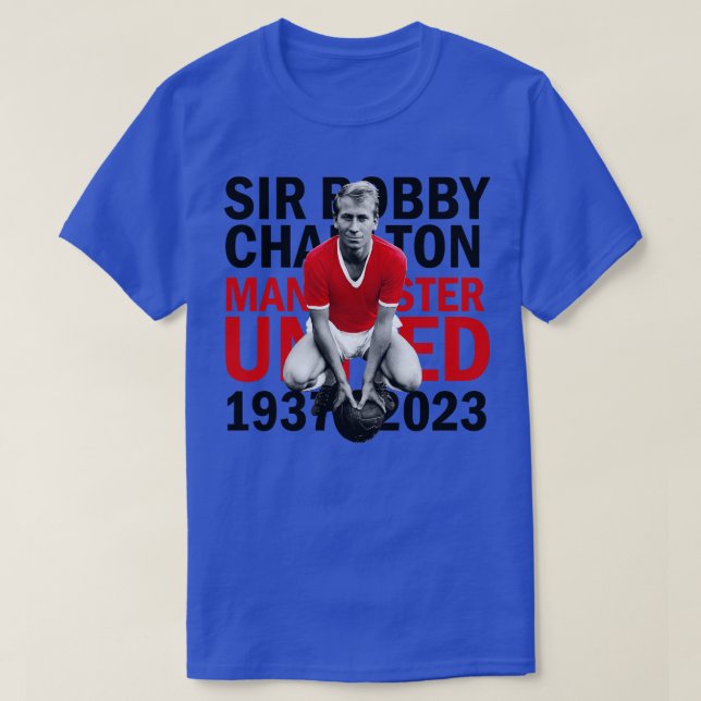 Sir Bobby Charlton United T-Shirt (Design Front)