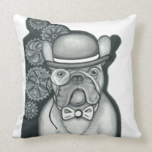 Sir Bouledogue Pillow