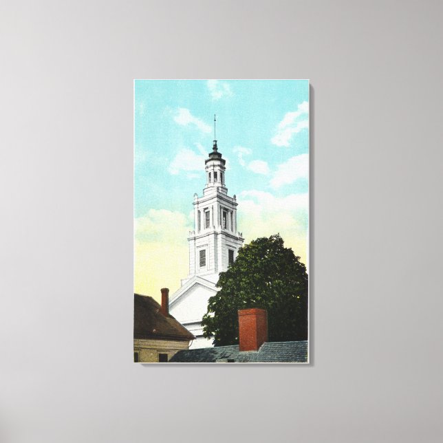 Sir Christopher Wren Tower View Canvas Print (Front)