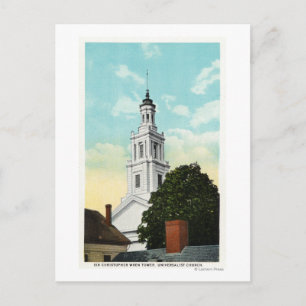 Sir Christopher Wren Tower View Postcard
