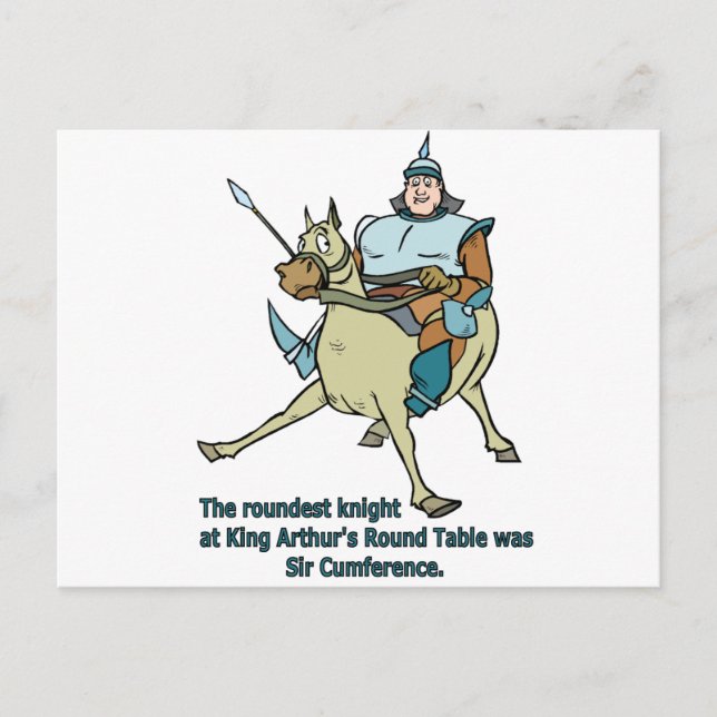 Sir Cumference Postcard (Front)