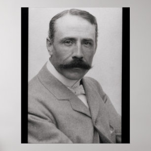 Sir Edward Elgar (1857-1934) (photo) Poster