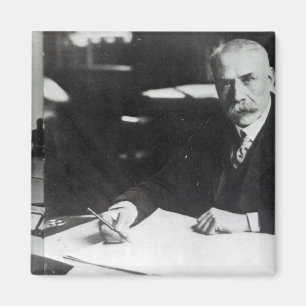 Sir Edward Elgar work on one orchestral scores Magnet