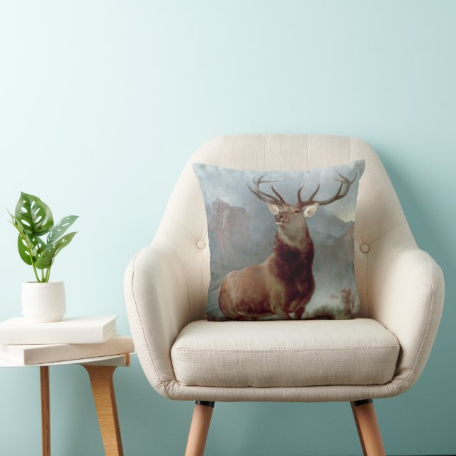 Sir Edwin Landseer | Monarch of the Glen, 1851 Cushion (Chair)