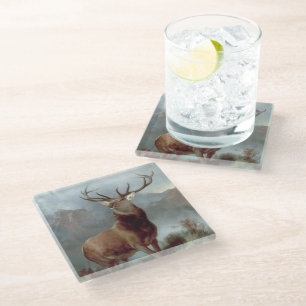 Sir Edwin Landseer Monarch of the Glen, 1851 Glass Coaster