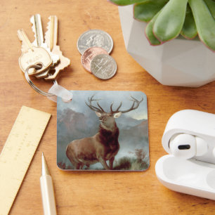 Sir Edwin Landseer   Monarch of the Glen, 1851 Key Ring