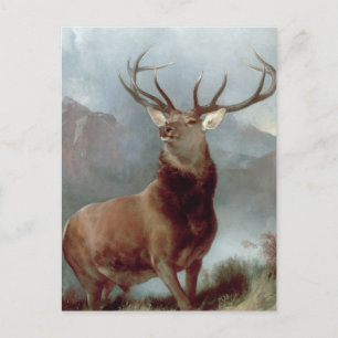 Sir Edwin Landseer   Monarch of the Glen, 1851 Postcard