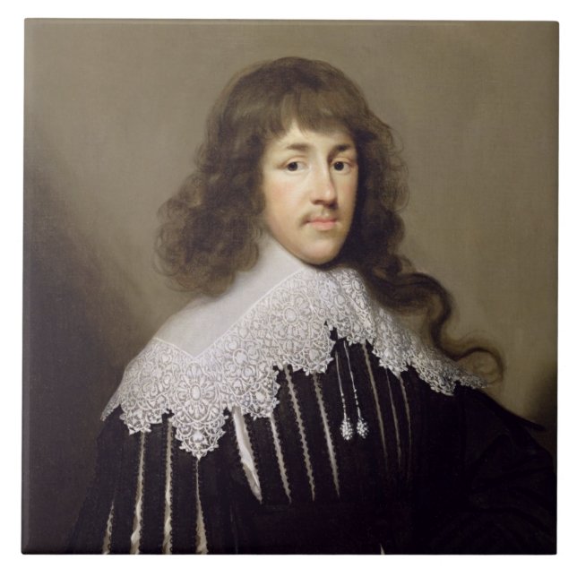 Sir Francis Godolphin, 1633 (oil on canvas) Tile (Front)
