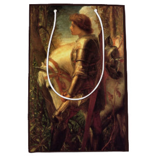 Sir Galahad (by George Frederick Watts) Medium Gift Bag