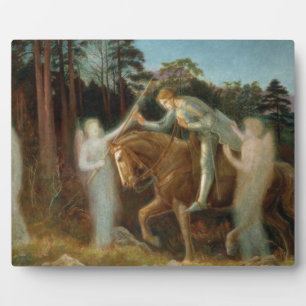Sir Galahad, c.1894 (oil on canvas) Plaque