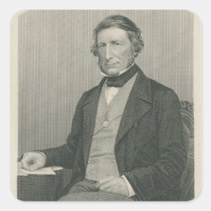 Sir George Cornewall Lewis Square Sticker