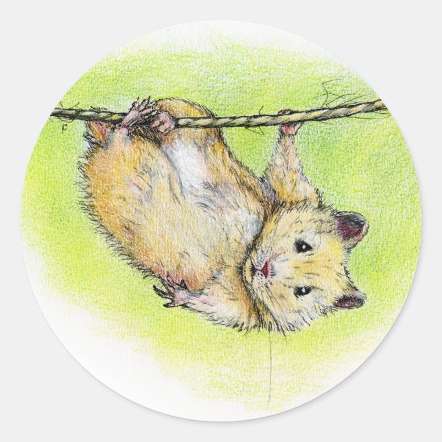 Sir Ham Classic Round Sticker (Front)