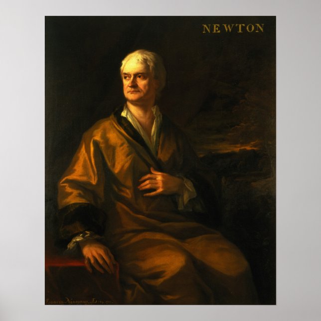 Sir Isaac Newton, 1710 Poster (Front)