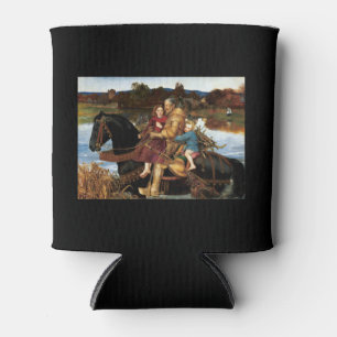 Sir Isumbras at the Ford c. 1857 by John Millais Can Cooler