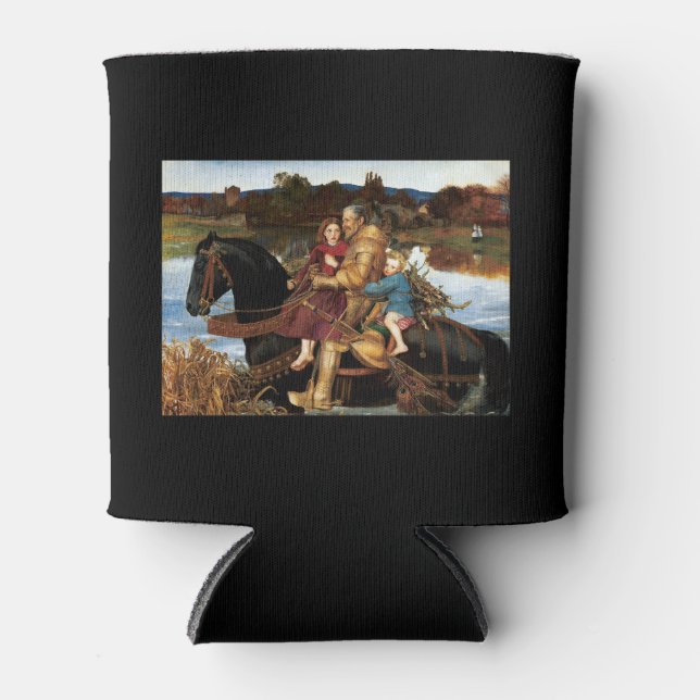 Sir Isumbras at the Ford c. 1857 by John Millais Can Cooler (Front)