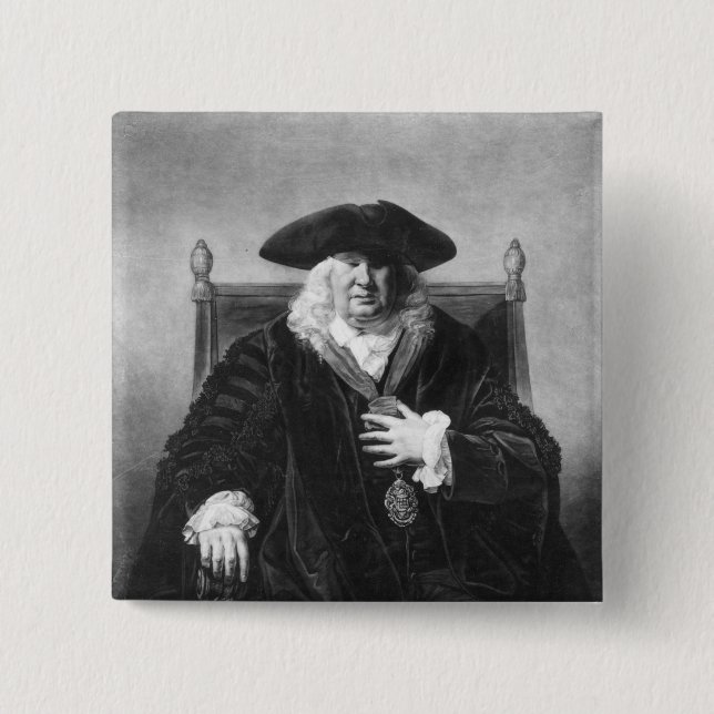 Sir John Fielding 15 Cm Square Badge (Front)