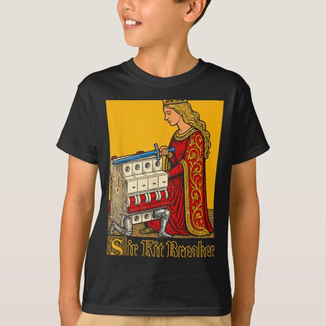 Sir Kit Breaker Sword T-Shirt (Front)
