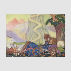 “Sir Lancelot Asleep” by Thomas Mackenzie Tissue Paper