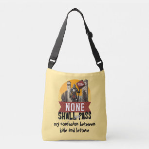 Sir NONE-A-Lot's Clueless Grocery Quest  Crossbody Bag