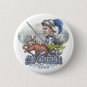 Sir Obamalot Obama 2008 Gear 6 Cm Round Badge