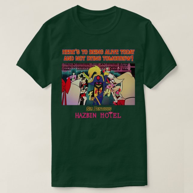 Sir Pentious Hazbin Hotel T-Shirt (Design Front)