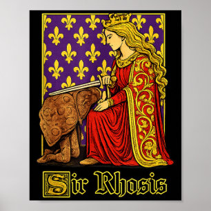 Sir rhosis funny gen z brainrot meme raunchy humor poster