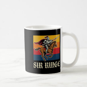 Sir Ringe Knight Nurse Funny Pun Syringe Coffee Mug