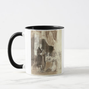 Sir Robert Peel Reading to Queen Victoria Mug