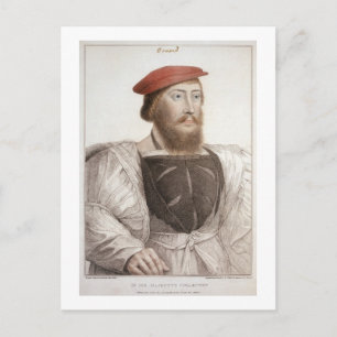 Sir Thomas Boleyn (1477-1539) engraved by Francesc Postcard