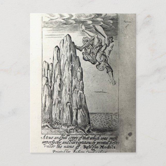 Sir Thomas Browne, 1645 Postcard (Front)