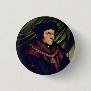 Sir Thomas More - by Hans Holbein, the Younger 3 Cm Round Badge