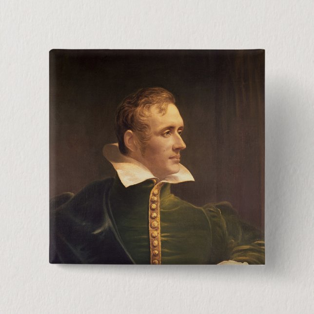 Sir Thomas Stamford Raffles 15 Cm Square Badge (Front)