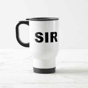 Sir Travel Mug