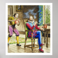 Sir Walter Raleigh (1554-1618) from 'Peeps into th