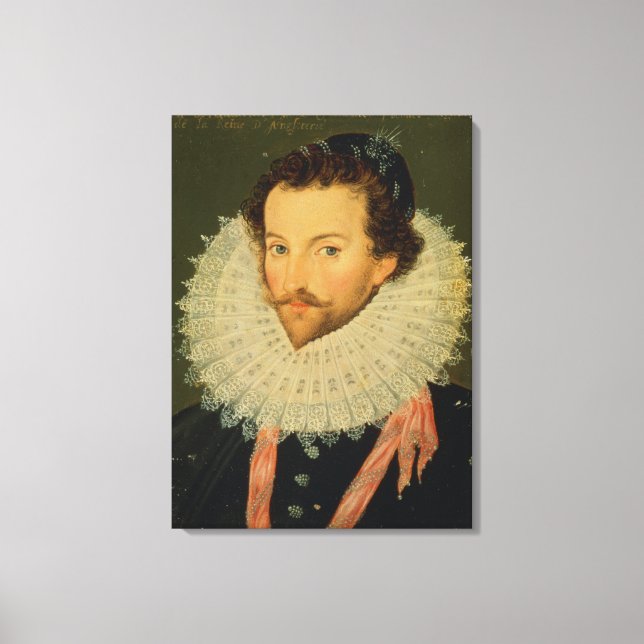 Sir Walter Raleigh Canvas Print (Front)