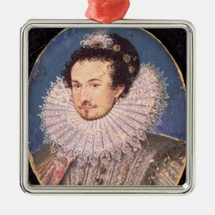 Sir Walter Raleigh Metal Tree Decoration