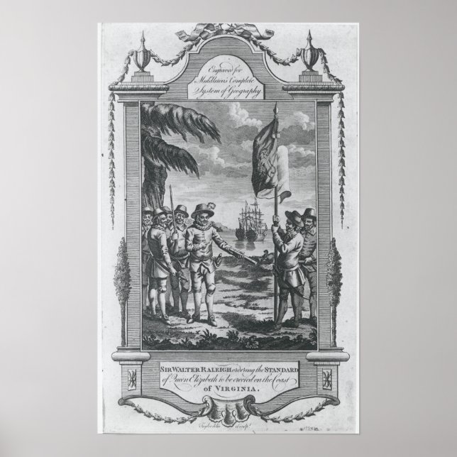 Sir Walter Raleigh Poster (Front)