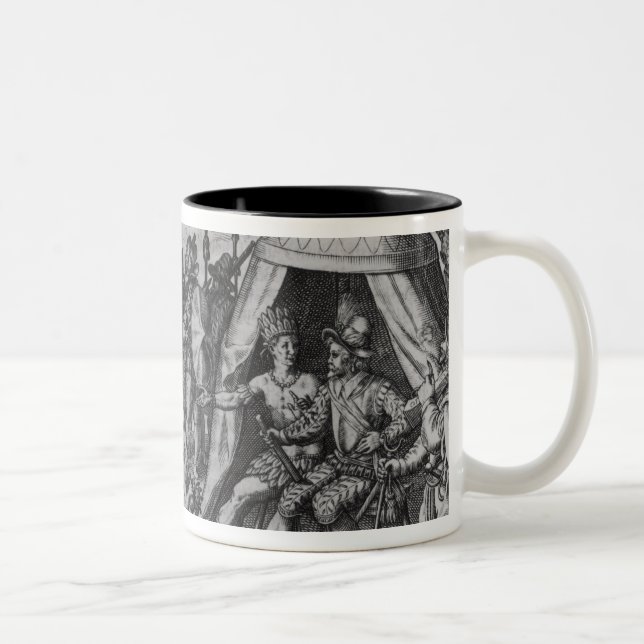Sir Walter Raleigh Two-Tone Coffee Mug (Right)