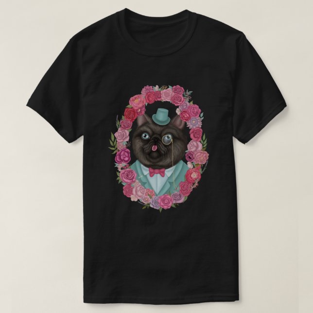 Sir Whiskers T-Shirt (Design Front)