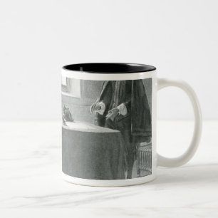 Sir William Berkeley Surrendering Two-Tone Coffee Mug