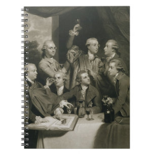 Sir William Hamilton (1730-1803) with other Connoi Spiral Notebook